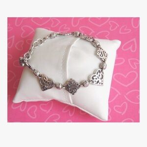 Brighton Geneva Heart Link Bracelet